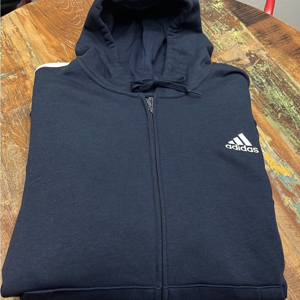NWT Adidas Full Zippered Hoodie